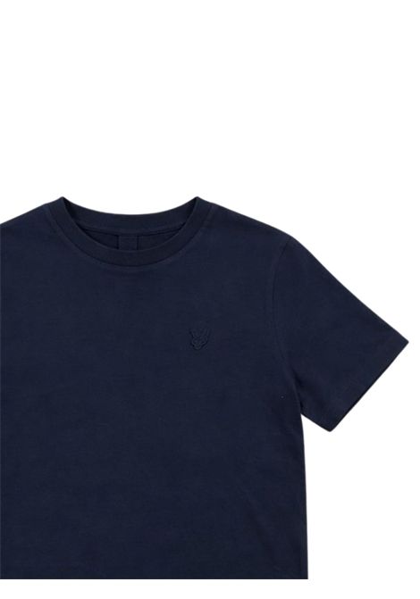 T-shirt bambino in cotone e lino LYLE & SCOTT | 53465BLU