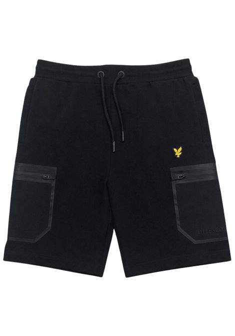 Bermuda bambino nero in cotone LYLE & SCOTT | 53509NERO