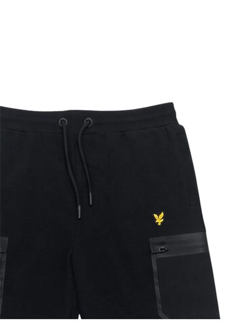Bermuda bambino nero in cotone LYLE & SCOTT | 53509NERO