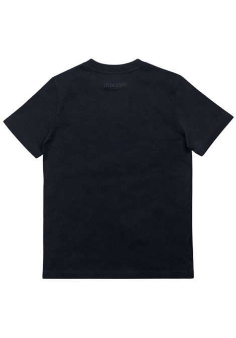 T-shirt bambino nera in cotone LYLE & SCOTT | 53511NERO