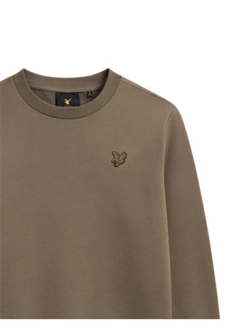 Green cotton sweatshirt for children LYLE & SCOTT | 53523VERDE