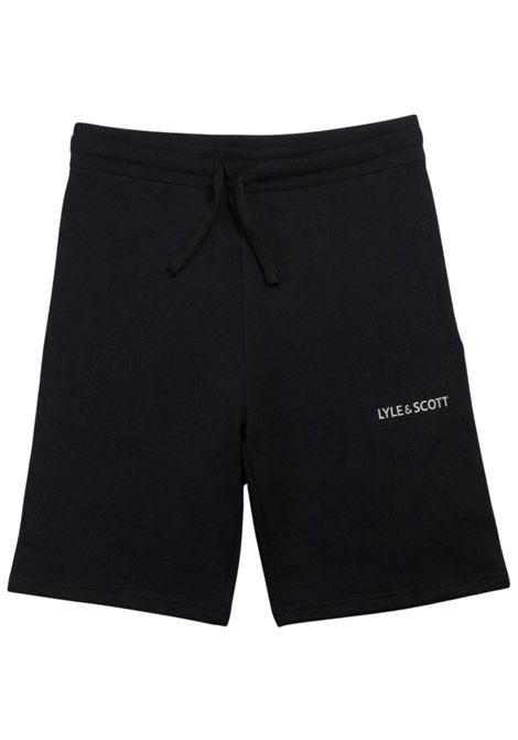 Bermuda bambino nero in cotone LYLE & SCOTT | 53536NERO