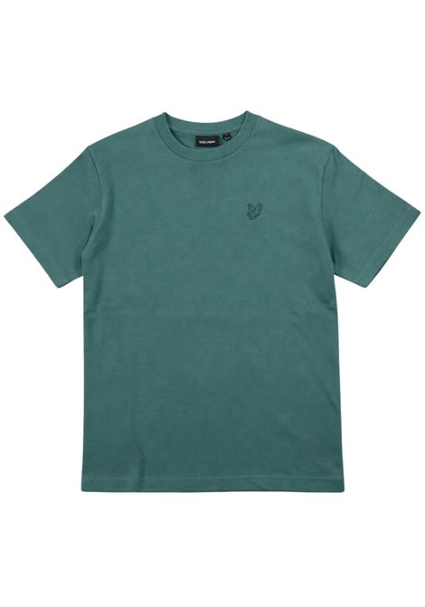 T-shirt bambino verde in cotone LYLE & SCOTT | 53544VERDE