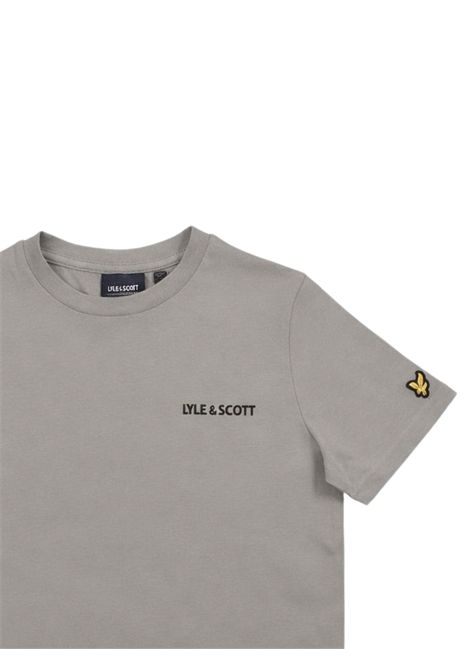 T-shirt bambino grigia in cotone LYLE & SCOTT | 53546GRIGIO