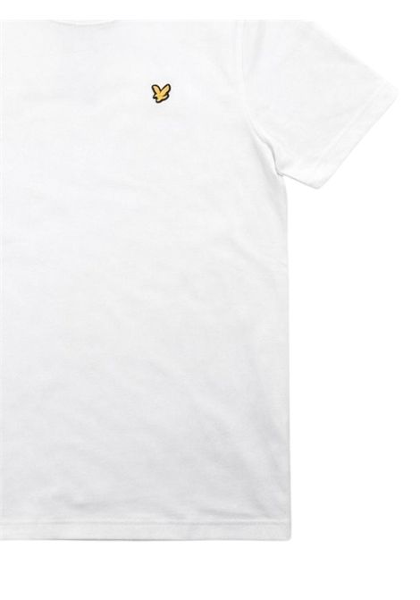 T-shirt bambino bianca in cotone LYLE & SCOTT | 54360BIANCO