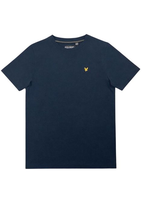 T-shirt bambino blu in cotone LYLE & SCOTT | 54360BLU