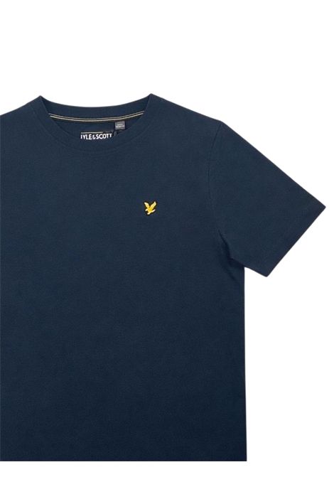 T-shirt bambino blu in cotone LYLE & SCOTT | 54360BLU