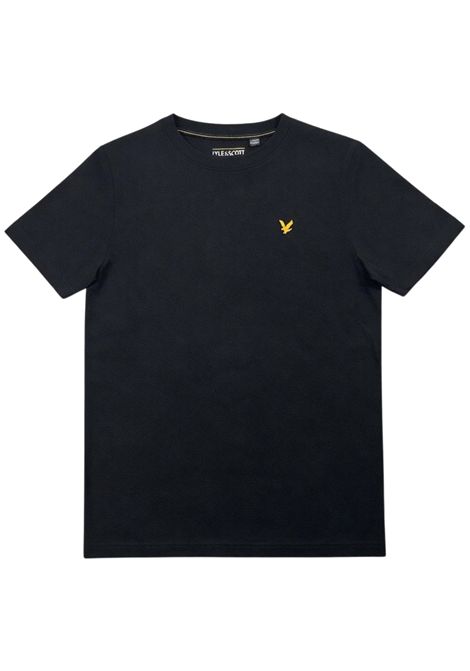 T-shirt bambino nera in cotone LYLE & SCOTT | 54360NERO