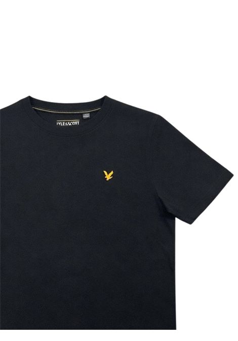 T-shirt bambino nera in cotone LYLE & SCOTT | 54360NERO