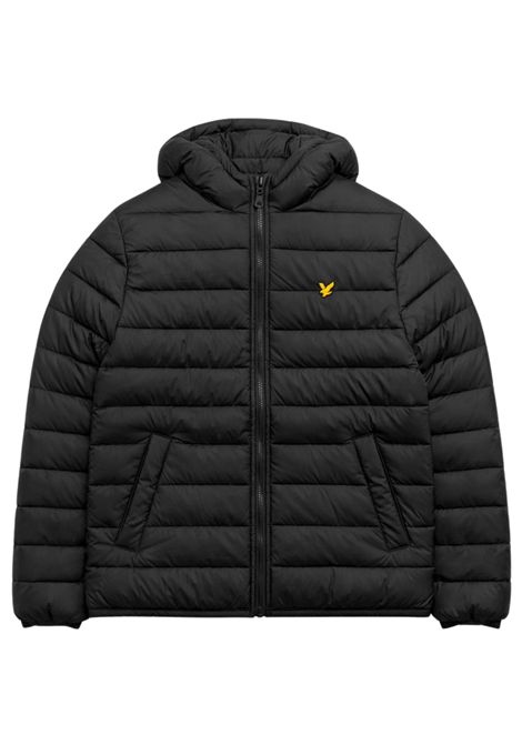 Black children's jacket with hood LYLE & SCOTT | 54368NERO