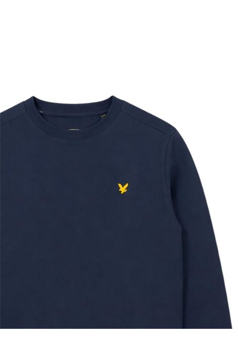 Blue viscose children's sweatshirt LYLE & SCOTT | 54411BLU