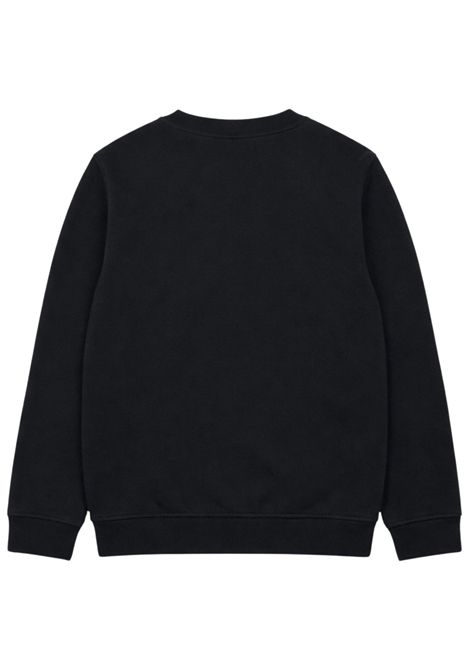 Black viscose sweatshirt for children LYLE & SCOTT | 54411NERO