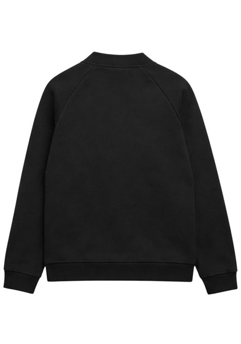 Black cotton sweatshirt for children LYLE & SCOTT | 54416NERO