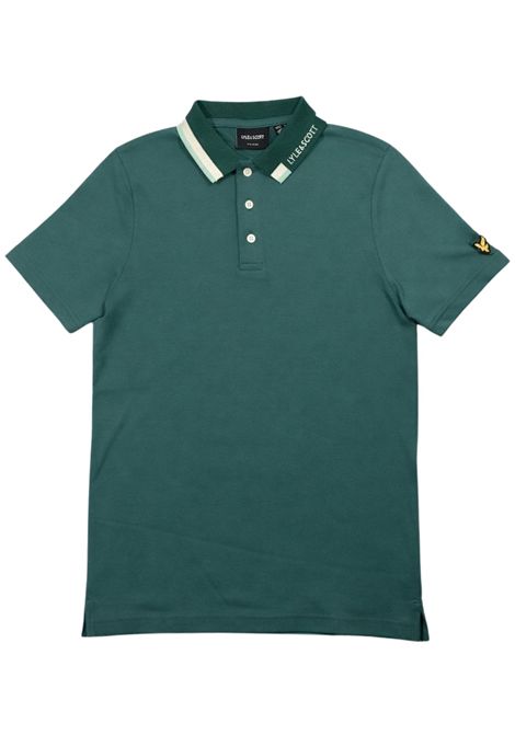 Polo bambino verde in cotone LYLE & SCOTT | 54420VERDE