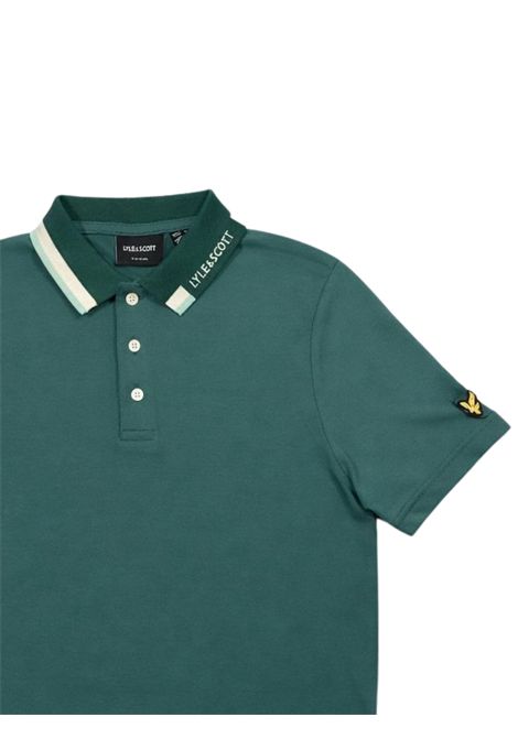 Polo bambino verde in cotone LYLE & SCOTT | 54420VERDE