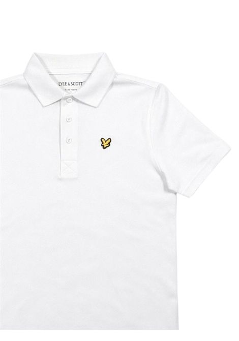 Polo bambino bianca in cotone LYLE & SCOTT | 54544BIANCO