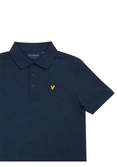 Polo bambino blu in cotone LYLE & SCOTT | 54544BLU
