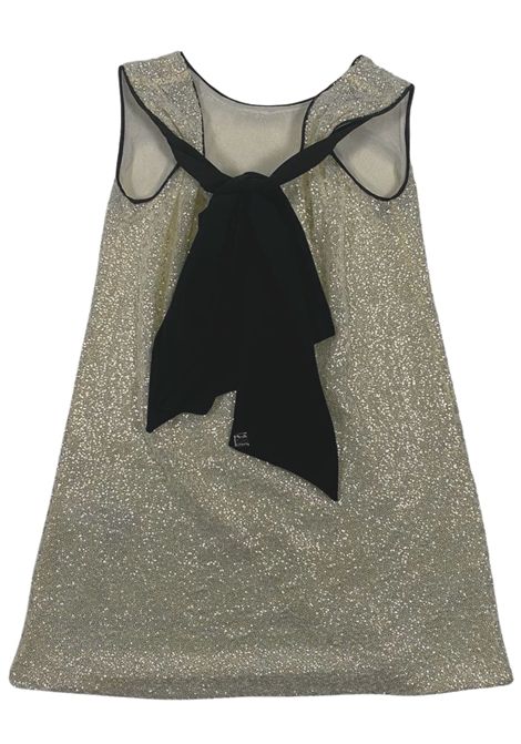 Abito bambina panna glitter Manila Grace | 138AMJS25/SUPANNA