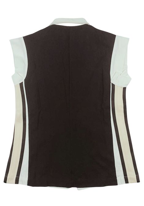 Gilet bambina panna in viscosa Manila Grace | 143JMJS/SUPANNA