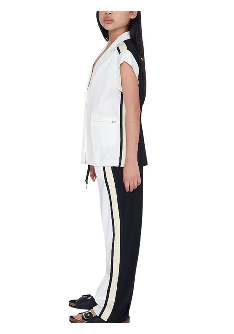 Gilet bambina panna in viscosa Manila Grace | 143JMJS/SUPANNA