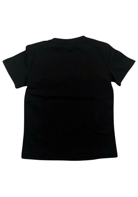 T-shirt bambina nera in cotone Manila Grace | 162TMJS25/SUNERO