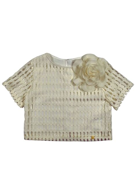 Casacca sbucata bambina panna Manila Grace | 238TMFJS25/SUPANNA