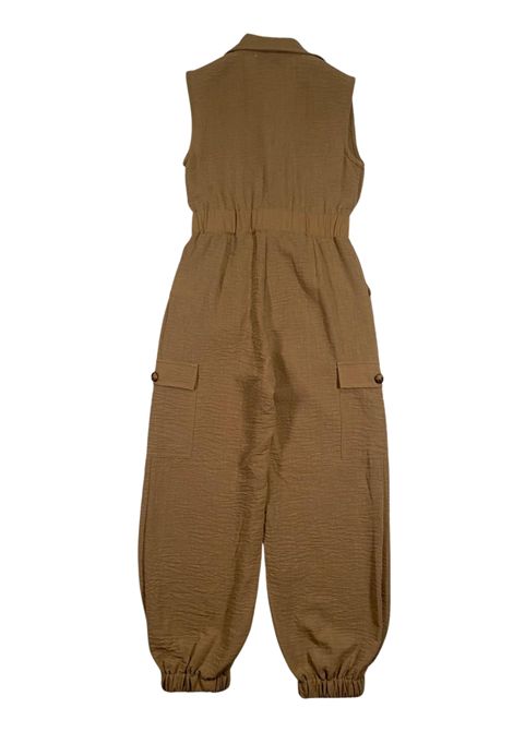 Tuta bambina in misto cotone Manila Grace | 240AMJS25/SUBEIGE