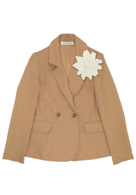 Giacca bambina in misto cotone Manila Grace | 242JMJS25/SUBEIGE