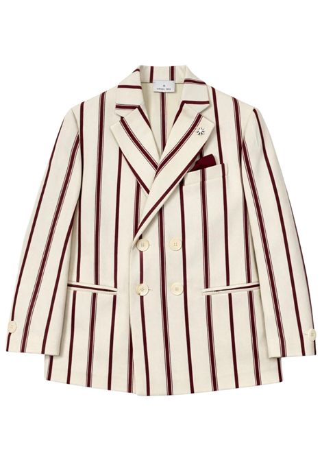 White cotton children's jacket Manuel Ritz | 3256PANNA