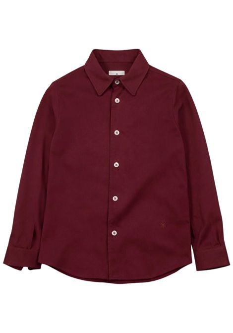 Camicia bambino bordeau in cotone Manuel Ritz | 3269BORDEAU