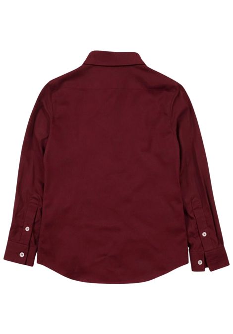 Camicia bambino bordeau in cotone Manuel Ritz | 3269BORDEAU