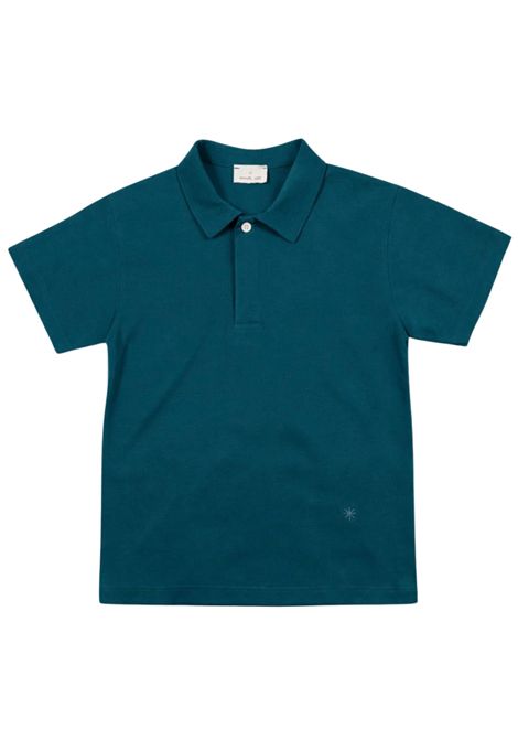 Polo bambino verde in cotone Manuel Ritz | 3272VERDE
