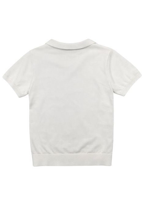 Polo bambino bianca in viscosa Manuel Ritz | 3280BIANCO