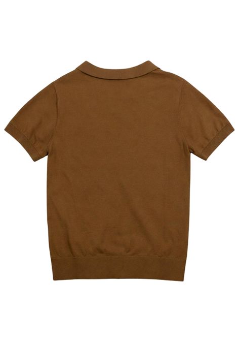 Polo bambino beige in viscosa Manuel Ritz | 3280BEIGE