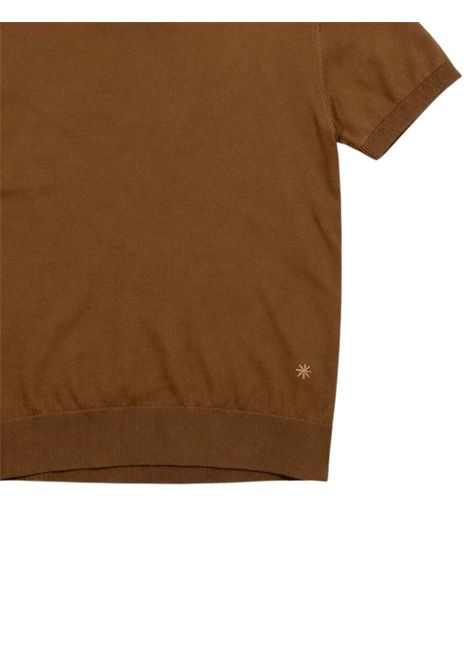 Polo bambino beige in viscosa Manuel Ritz | 3280BEIGE