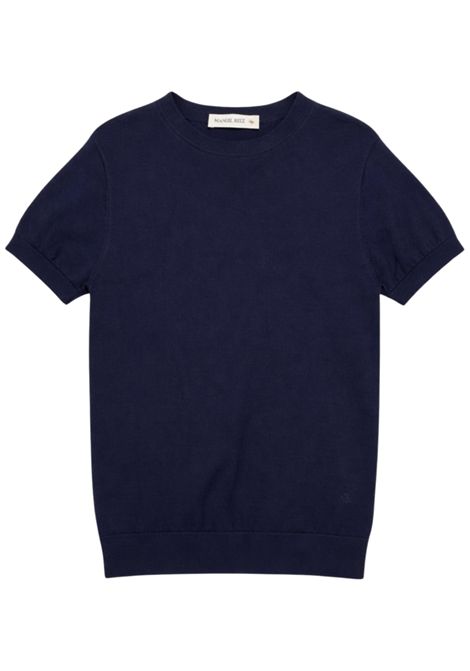 T-shirt bambino blu in viscosa Manuel Ritz | 3281BLU