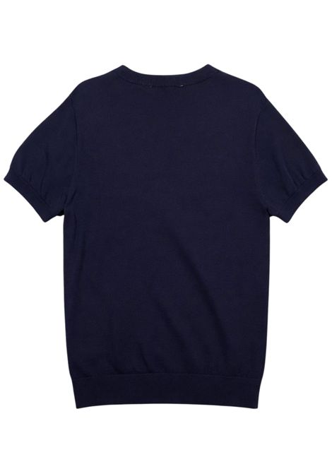 T-shirt bambino blu in viscosa Manuel Ritz | 3281BLU