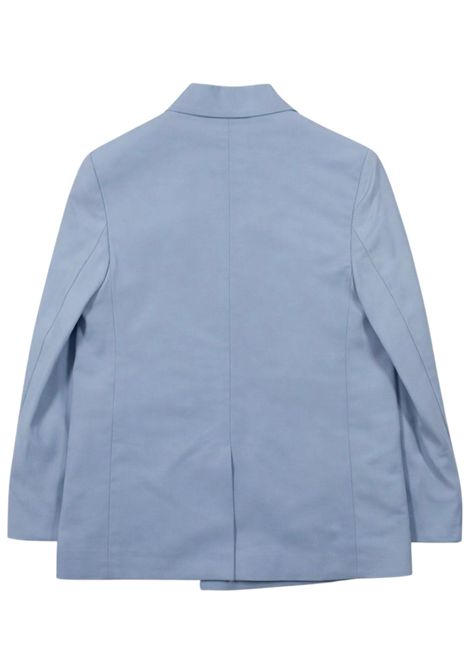 Blue viscose jacket for children Manuel Ritz | 3282AZURRO