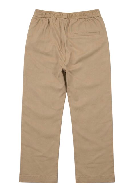 Sand-colored children's trousers in linen and viscose Manuel Ritz | 3286SABBIA