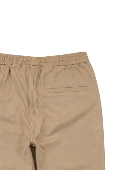 Sand-colored children's trousers in linen and viscose Manuel Ritz | 3286SABBIA