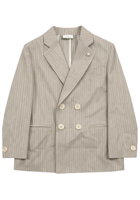 Children's viscose and linen jacket Manuel Ritz | 3287BEIGE