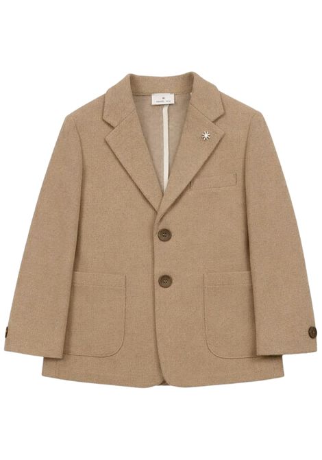 Beige cotton jacket for children Manuel Ritz | 3295BEIGE