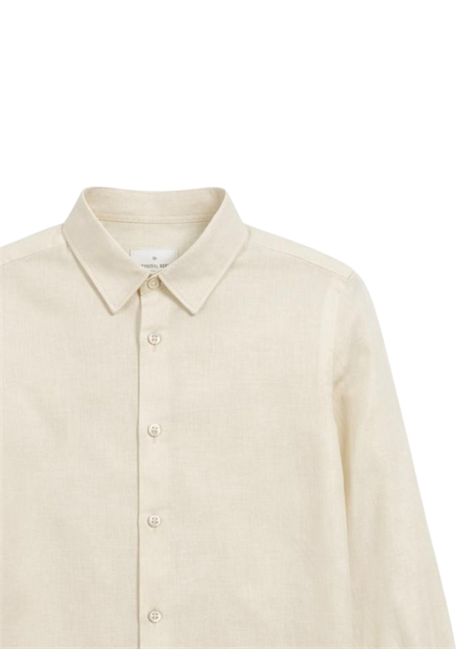 Camicia bambino in lino e viscosa Manuel Ritz | 3303SABBIA