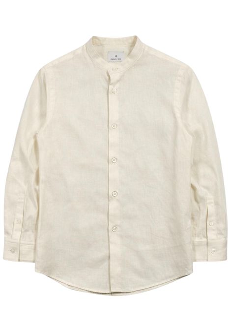 Camicia bambino panna in lino Manuel Ritz | 3304PANNA