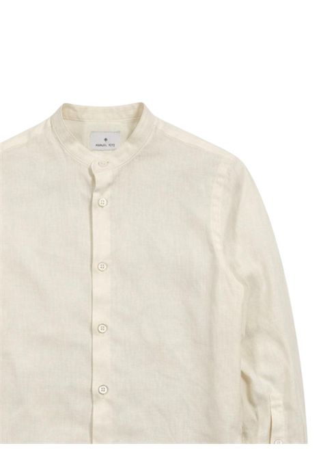 Camicia bambino panna in lino Manuel Ritz | 3304PANNA