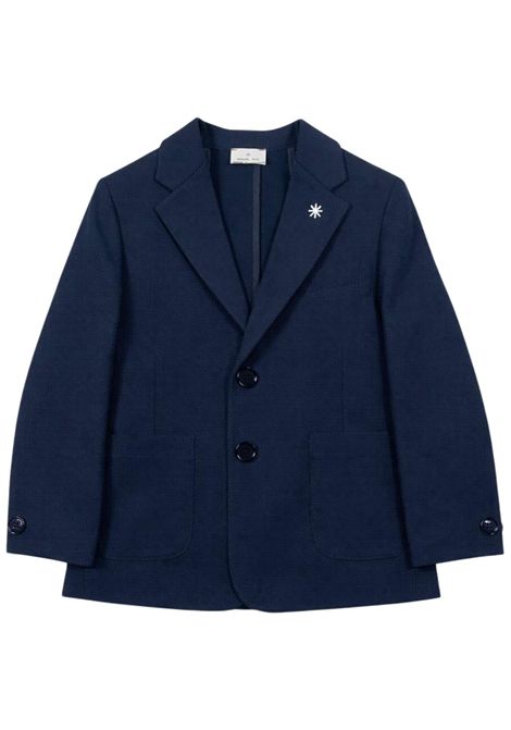 Blue cotton jacket for children Manuel Ritz | 3305BLU