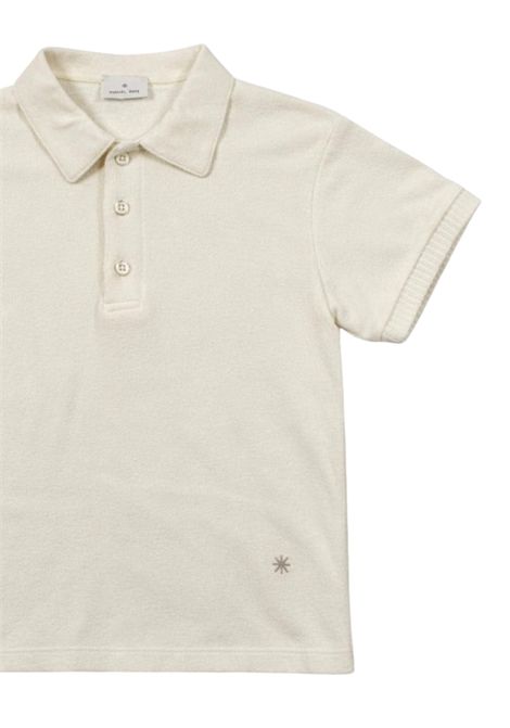 Polo bambino panna in viscosa Manuel Ritz | 3307PANNA