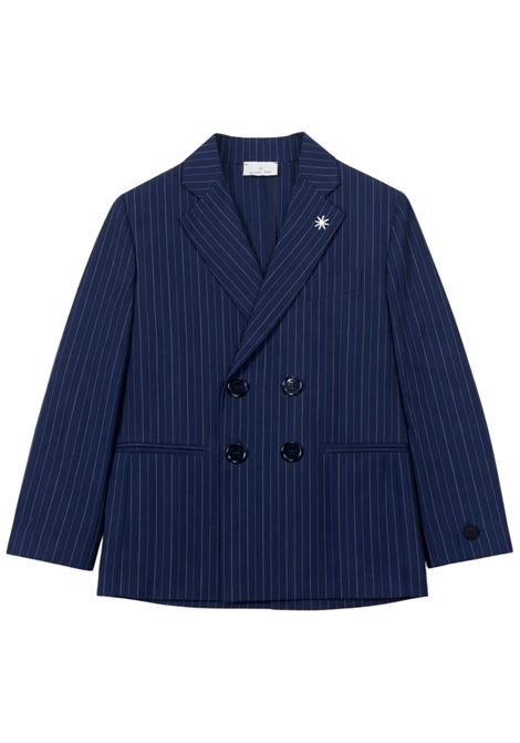 Giacca bambino blu in viscosa<BR/>