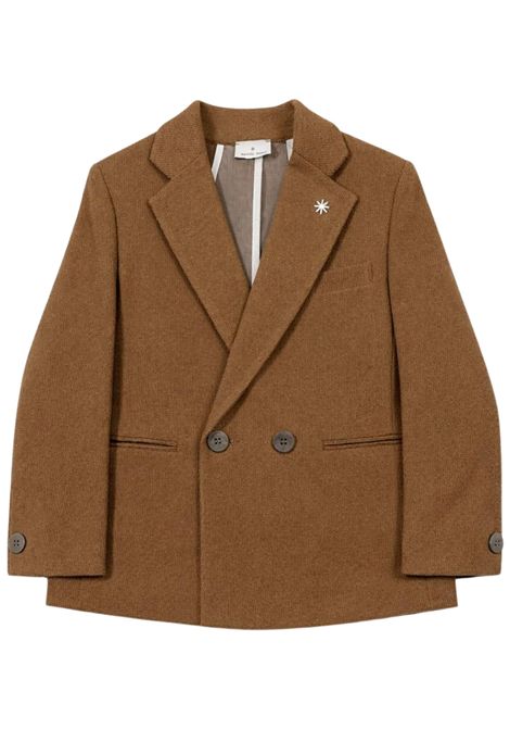 Beige cotton jacket for children Manuel Ritz | 3313BEIGE