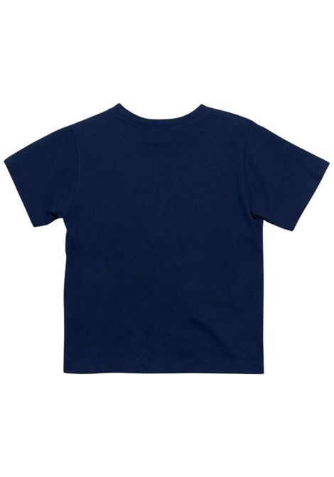 T-shirt bambino in lino e cotone Manuel Ritz | 3315BLU